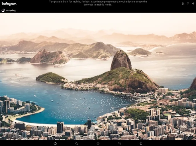 screenshot of Ionic Vue Mobile Template 06