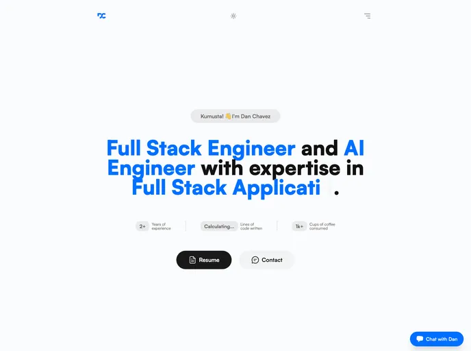 screenshot of Portfolio