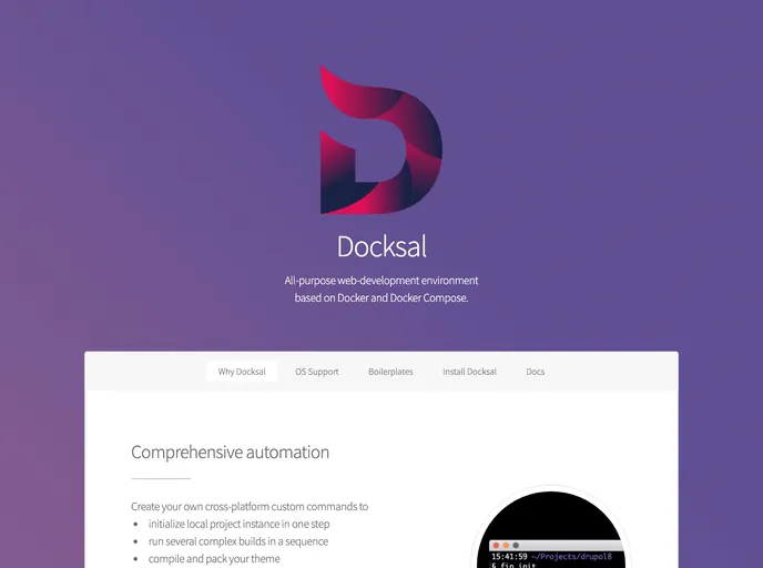 screenshot of Boilerplate Drupal Gatsby