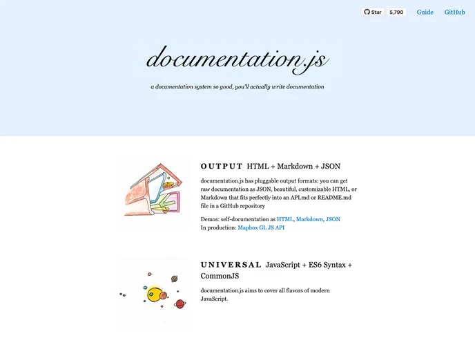 screenshot of Gulp Documentation