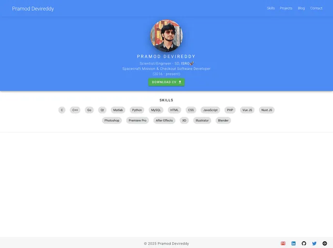 screenshot of Domarpdev.github.io