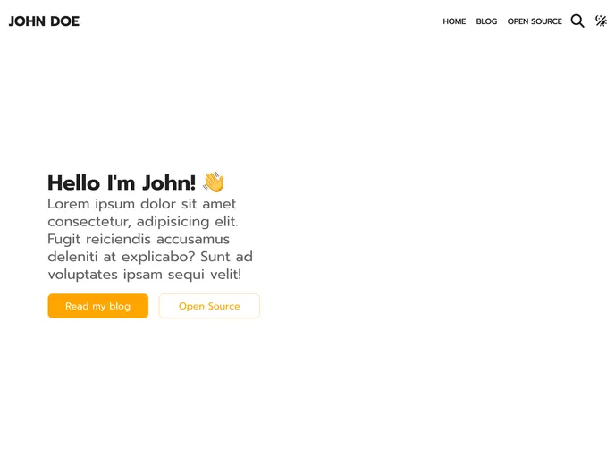 screenshot of Astro Minimal