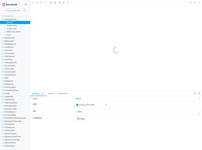 screenshot of React Crafitify