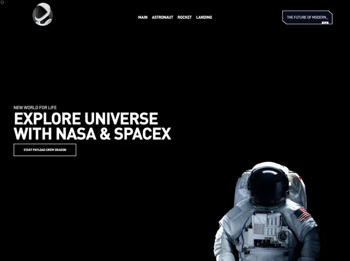 screenshot of Nasa And Spacex Cooperation