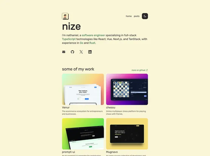 screenshot of Nize.ph
