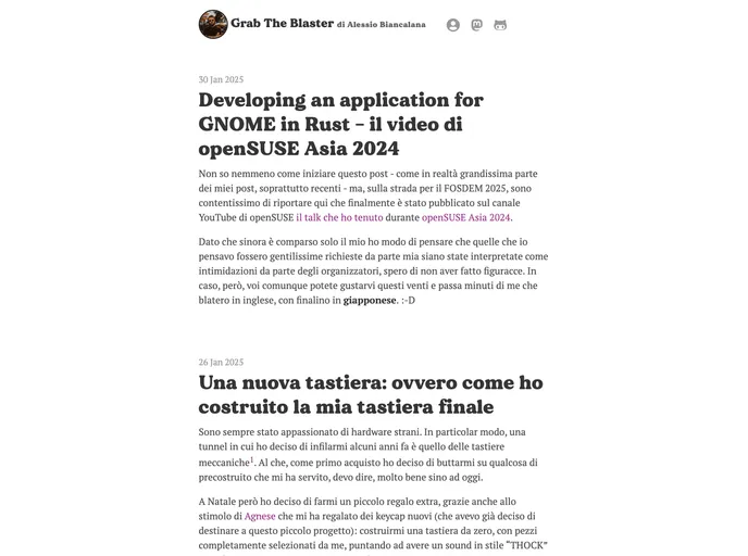 screenshot of Dottorblaster.github.io