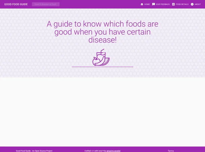 screenshot of Good Food Guide