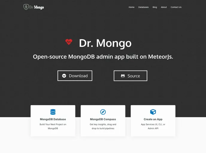 screenshot of DrMongo