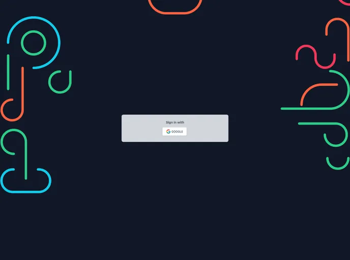 screenshot of Sveltekit Netlify Google Oauth Example