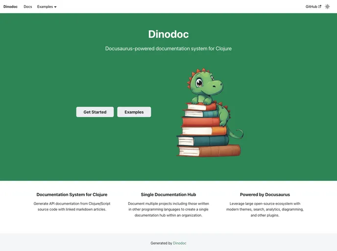 screenshot of Dinodoc