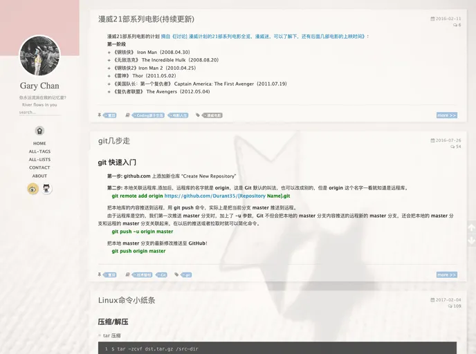 screenshot of Durant35.github.io