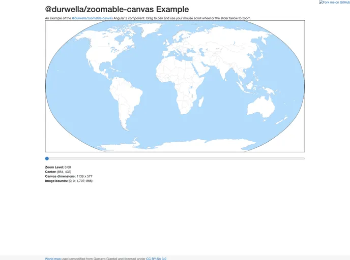 screenshot of Zoomable Canvas