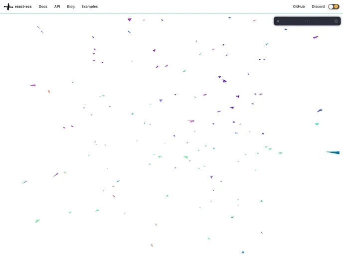 React Ecs screenshot