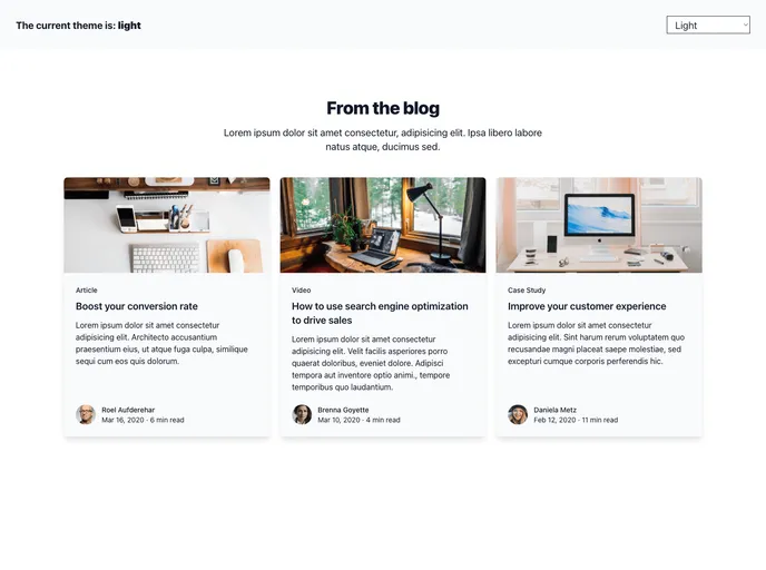 screenshot of Dlw Nextjs Tailwindcss Theming