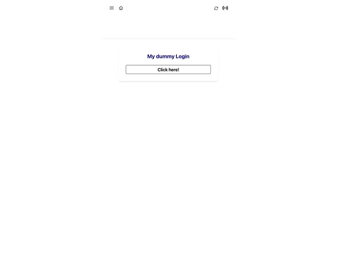 screenshot of PWA Liveview
