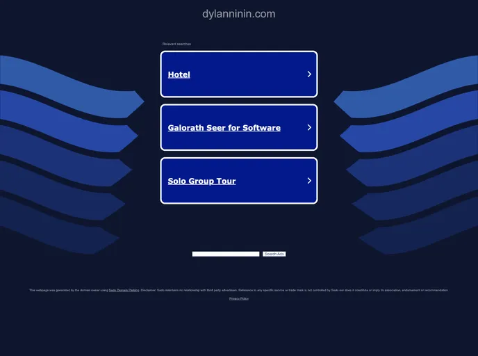 screenshot of Dylanninin.com