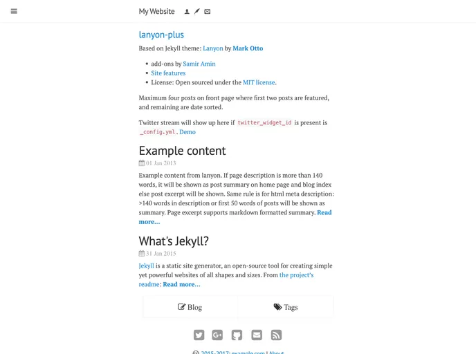 screenshot of Lanyon Plus