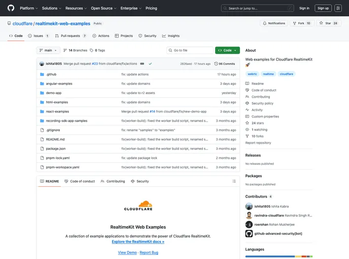 React Samples screenshot