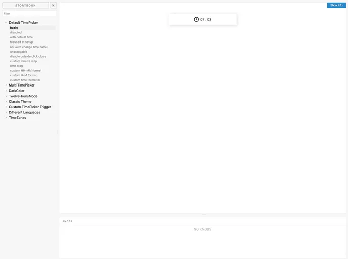 screenshot of React Times