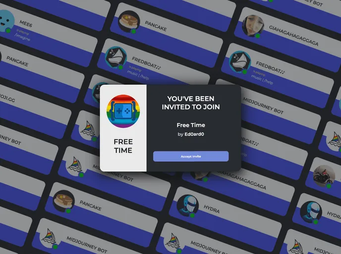 screenshot of DiscordInvite