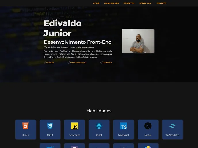 screenshot of Portfolio