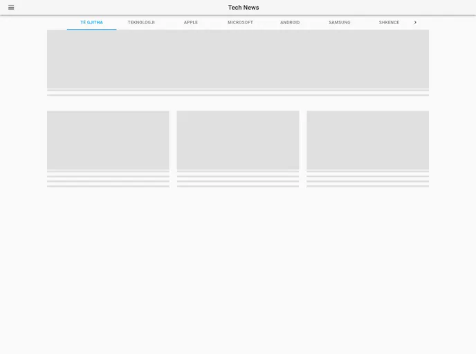 screenshot of React Blog
