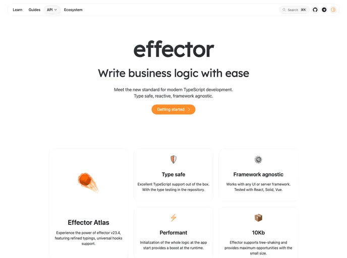 screenshot of Effector