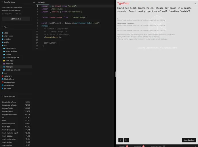 React Xarrows