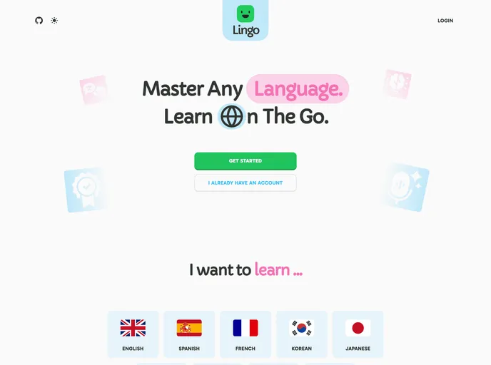 screenshot of Trylingo