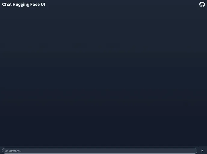 Chat Huggingface screenshot