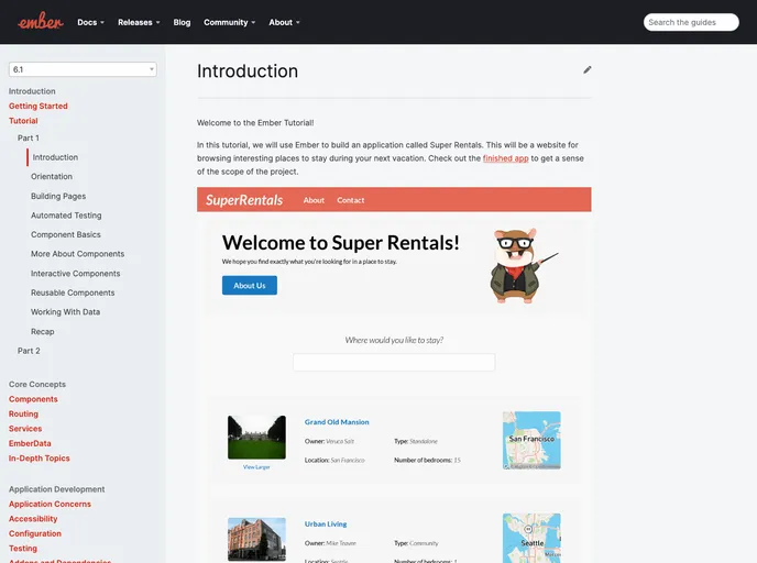 screenshot of Super Rentals