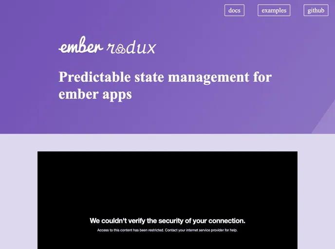 screenshot of Ember Redux