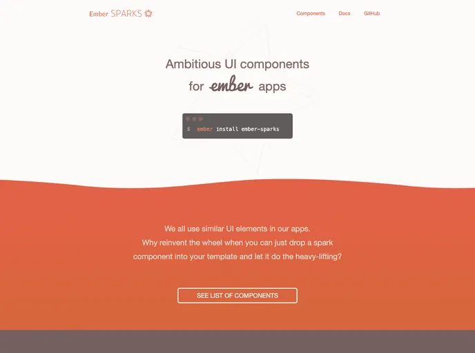 screenshot of Ember Sparks