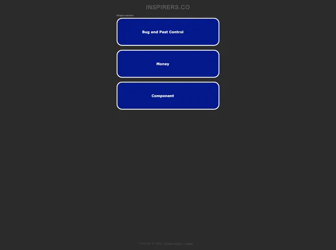 screenshot of Inspirers