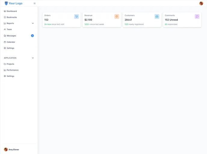 Basic Template Prime Vue Nuxt screenshot