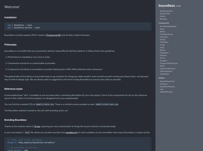screenshot of Boundless