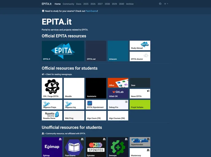 screenshot of Epita.it
