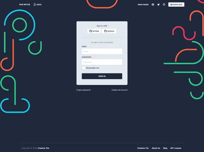 screenshot of Vite Vue3 Tailwind