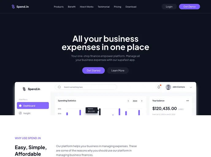 screenshot of Landing Starter Kit Nextjs Tailwind