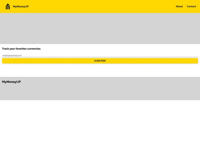 screenshot of MyMoneyUP