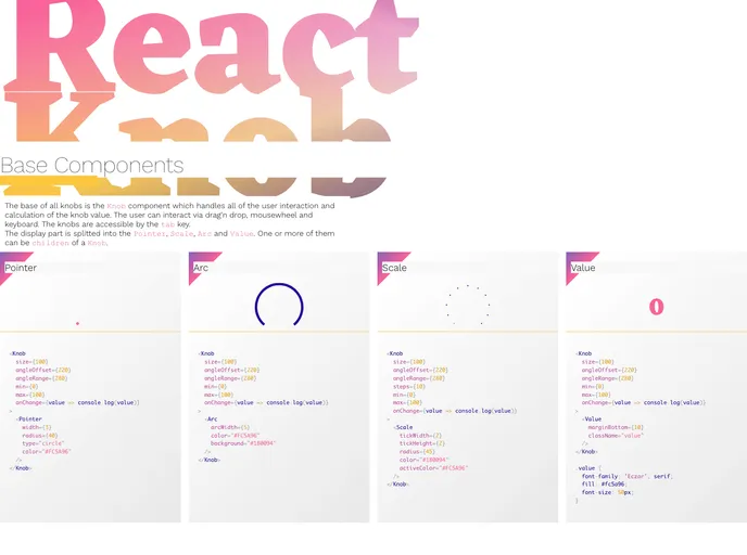 screenshot of Rc Knob