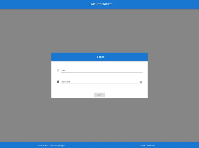 screenshot of Unitn Tronchet