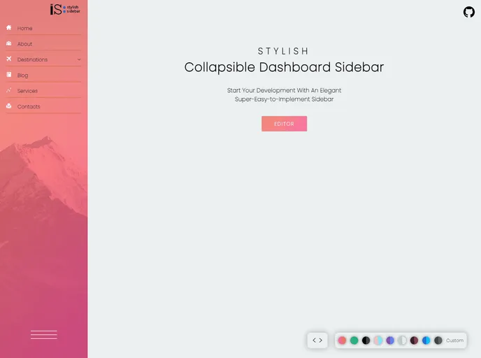 screenshot of Stylish Sidebar