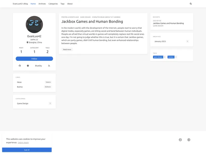 screenshot of Oliver