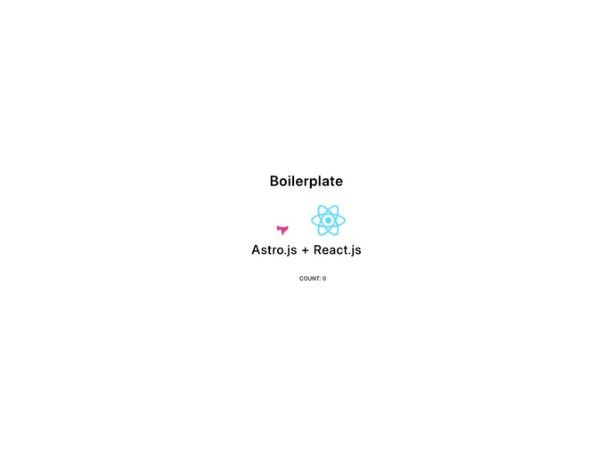 Boilerplate_astro_react screenshot