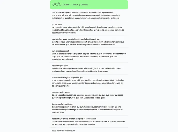 Nextjs Starter screenshot