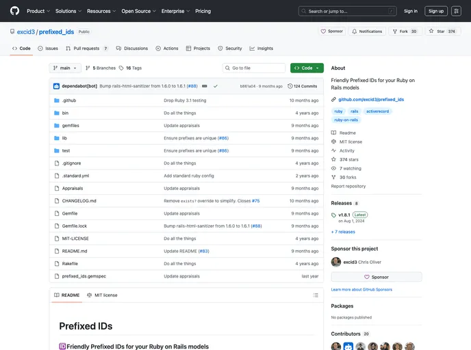 screenshot of Prefixed_ids