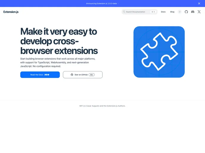 screenshot of Extension.js