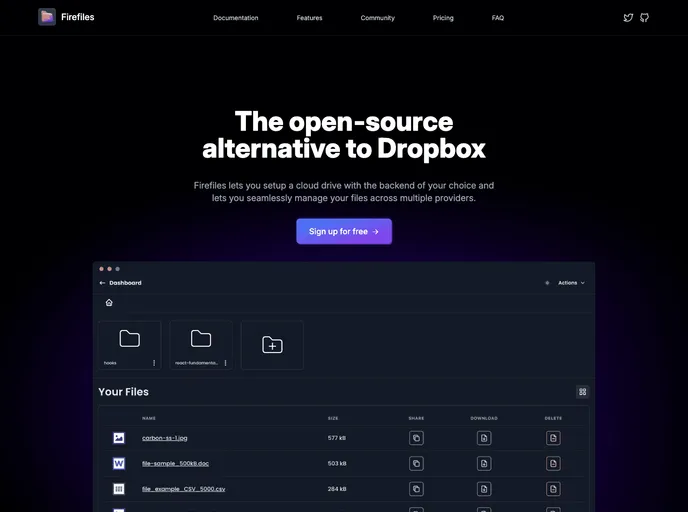 Firefiles screenshot
