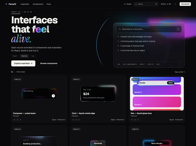 FancyUI screenshot